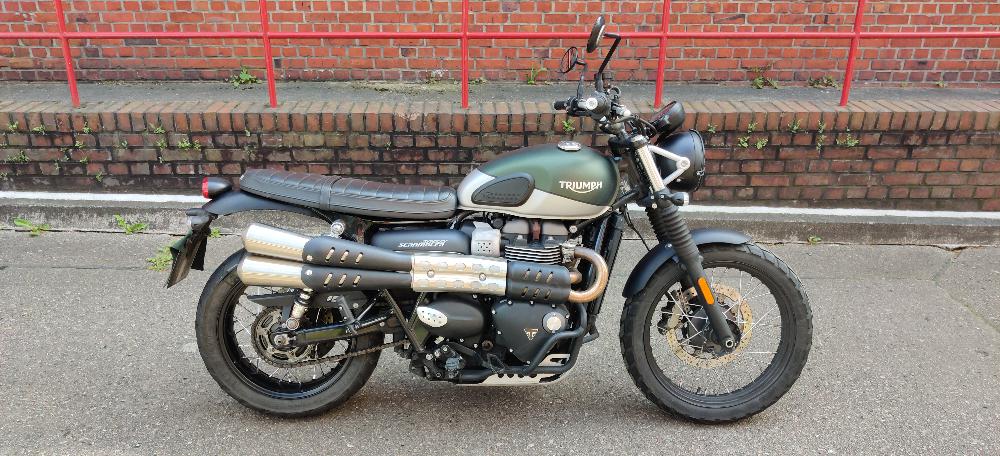 Motorrad verkaufen Triumph Street Scrambler Ankauf